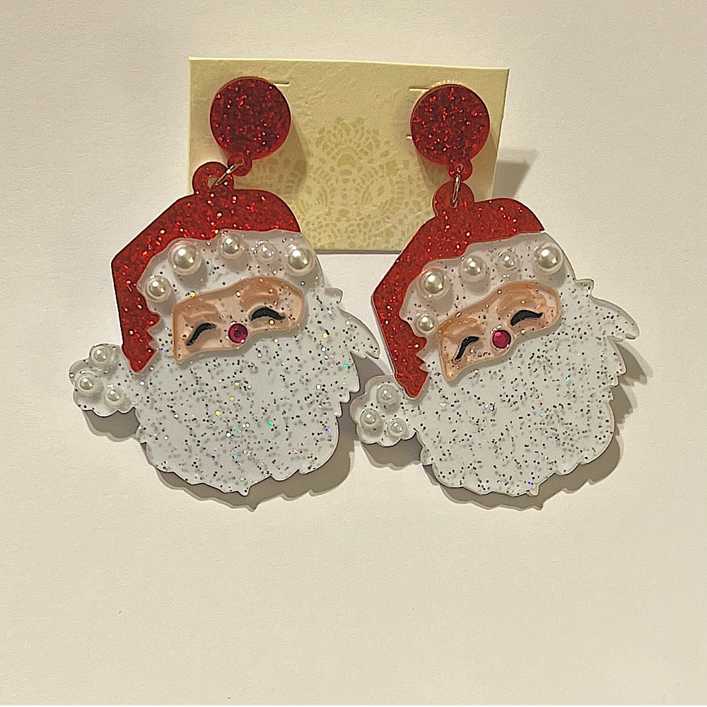 Santa Earrings